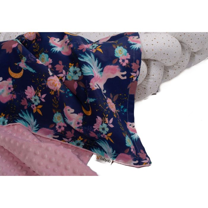 Pledas kūdikiui "Magic Unicorns" 100x75cm  rožinės spalvos