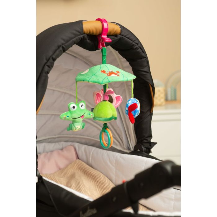 Pakabinamas žaislas kūdikiui  "Caruselle frog" 