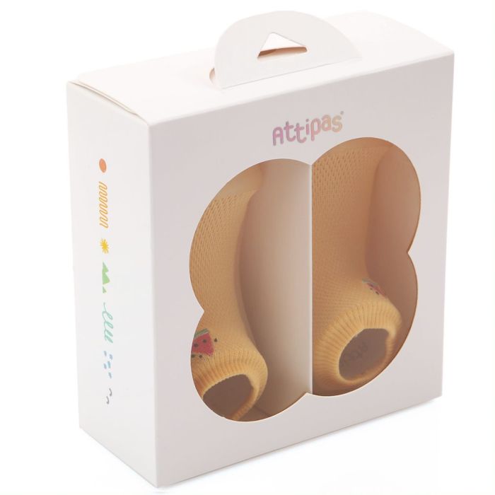 Pirmieji batukai kūdikiams Attipas "Cool summer" yellow