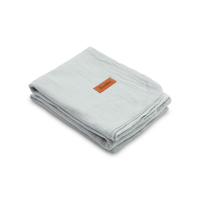 Muslino pledukas kūdikiui "Vittoria silver" 75x100 cm 