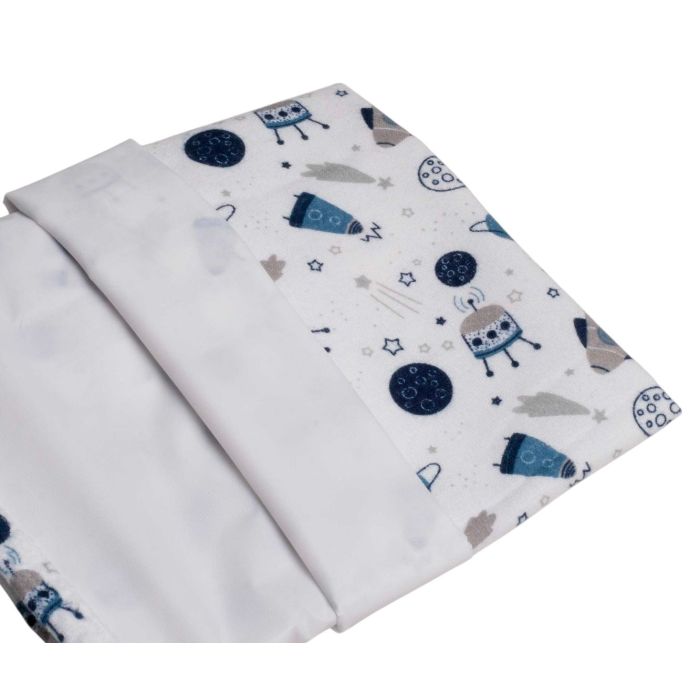 Daugkartinis neperšlampamas paklotas 45x55cm "COSMOS"