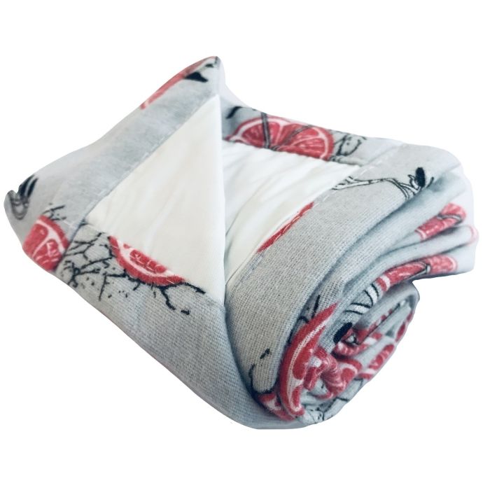 Neperšlampamas daugkartinis paklotas 45x55cm (pilkos sp.)