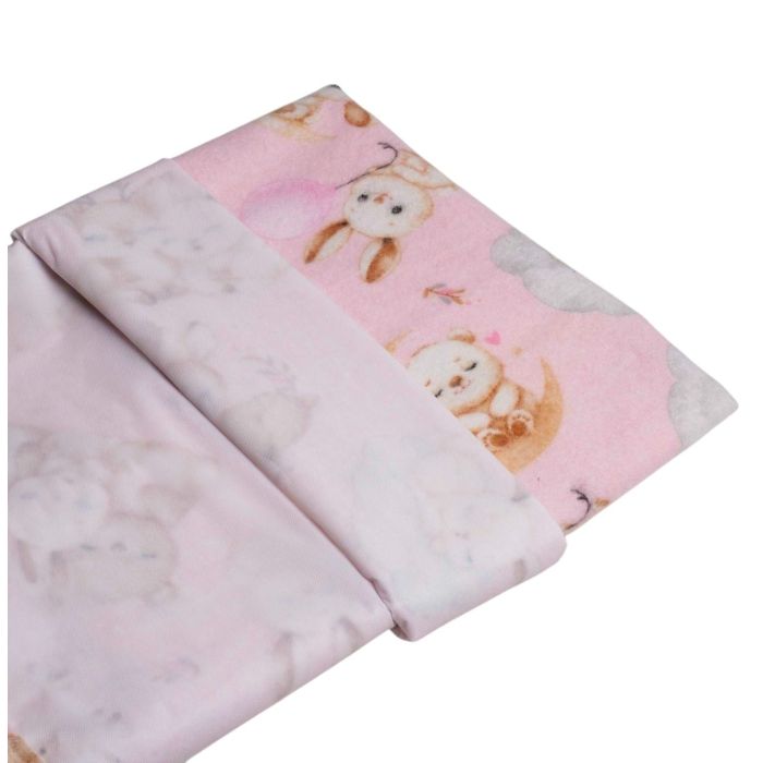 Daugkartinis neperšlampamas paklotas Maxi 45x115cm "Baby deer"