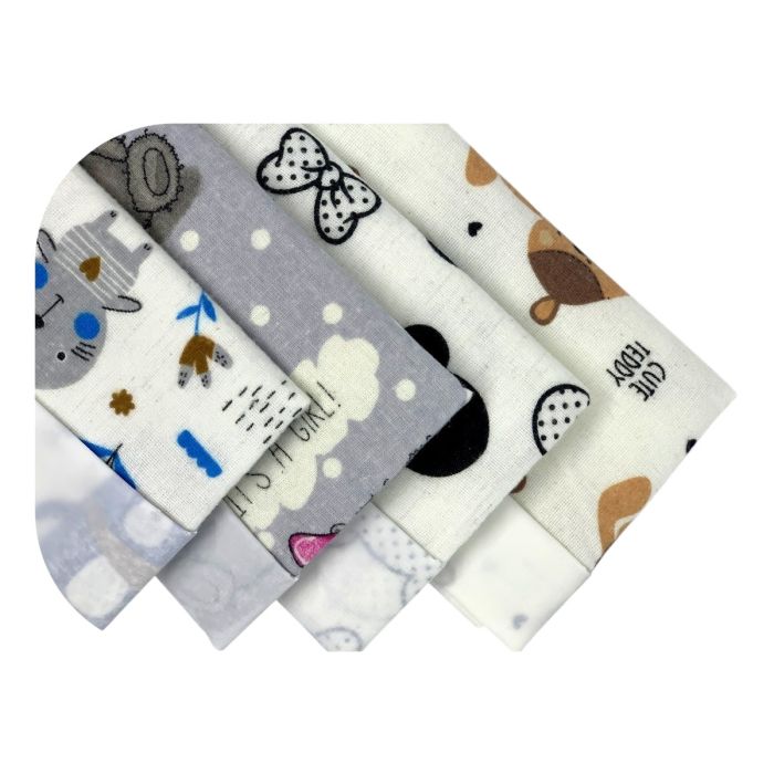 Daugkartinis neperšlampamas paklotas Maxi 45x115cm "Bunny"