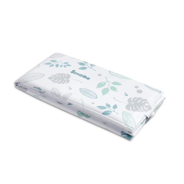 Kėlioninis neperšlampamas daugkartinis paklotas "Flora" 40x58 cm melsvas