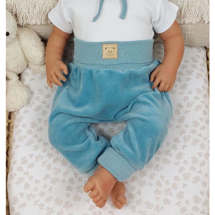 Veliūrinės kelnytės kūdikiui "Iceberg" be pėdučių