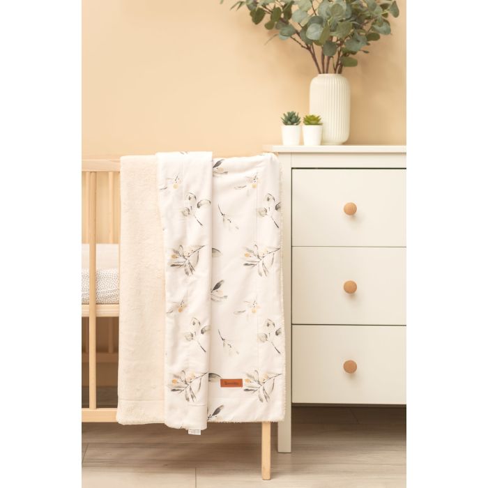 Pledas kūdikiui "Silky" 100x80 cm su Olive raštu