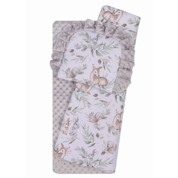 Komplektas kūdikio vežimėliui "Deer" 