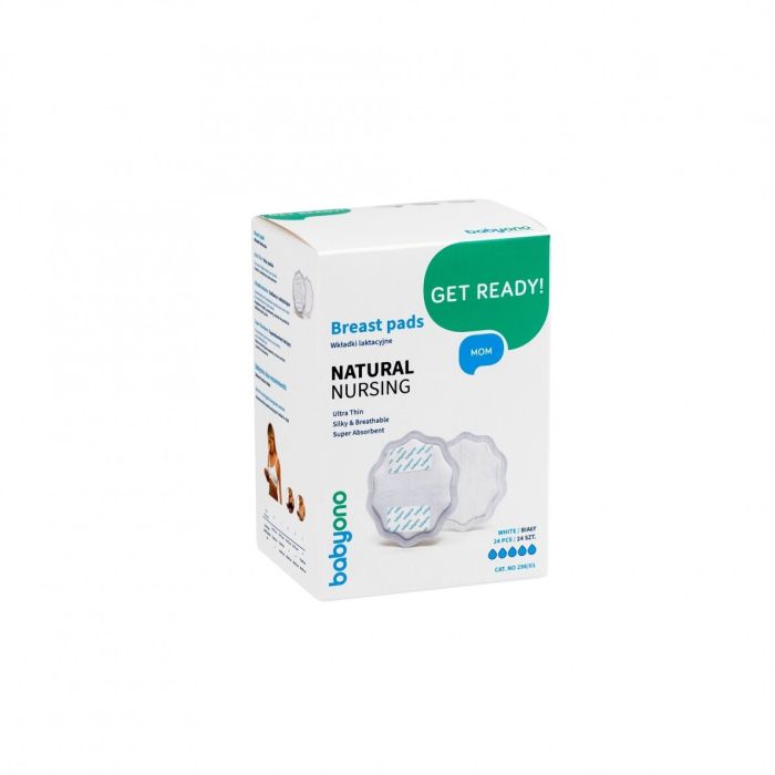 Vienkartiniai įklotai į liemenėlę Natural Nursing, 24 vnt.