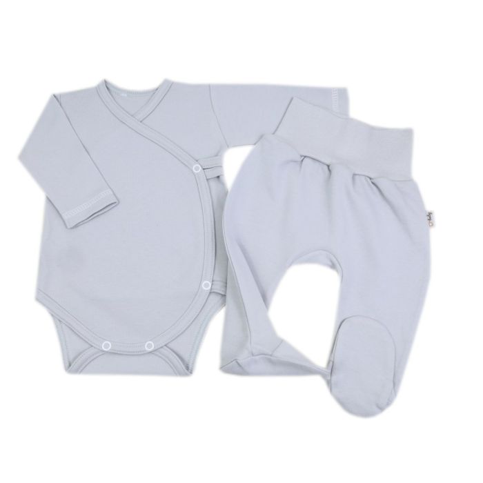 Drabužėliai kūdikiui "Blank grey" 2 dalių