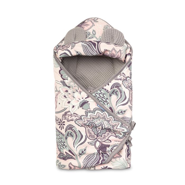 Pledas automobilinei kėdutei "Pale flowers" 90x90 cm