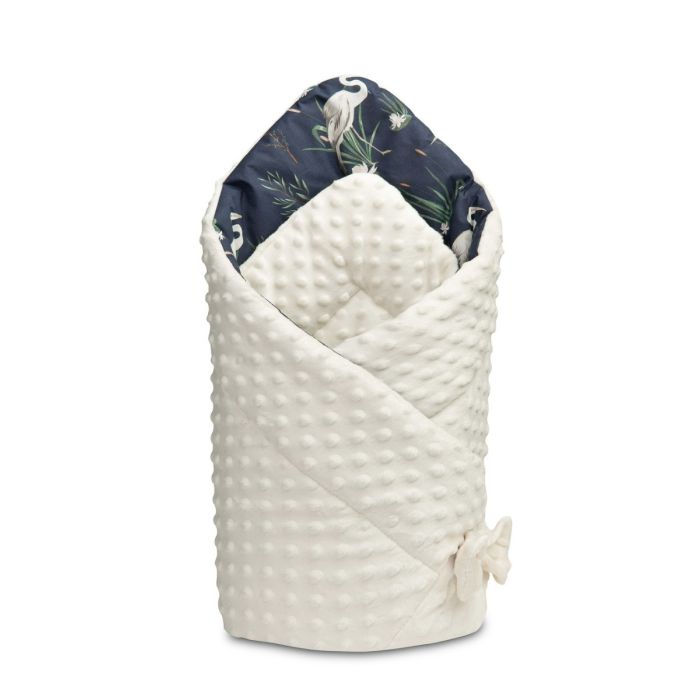 Dvipusis vokelis kūdikiui "Birds" melsvas