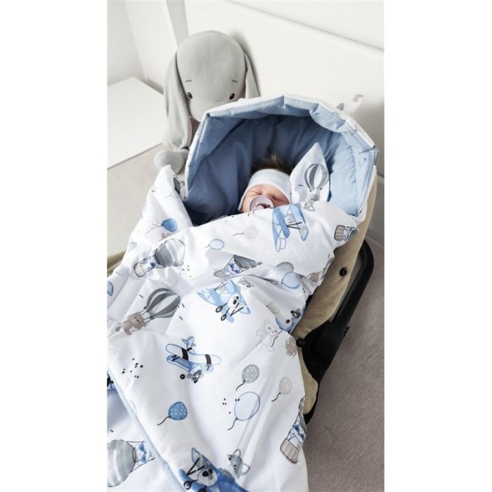 Pledas vokelis automobilinei kėdutei "Up blue" 