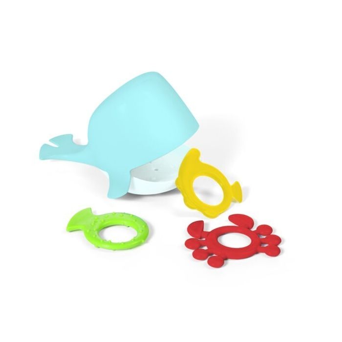 Lavinamasis vonios žaislas "Banginis" melsvas