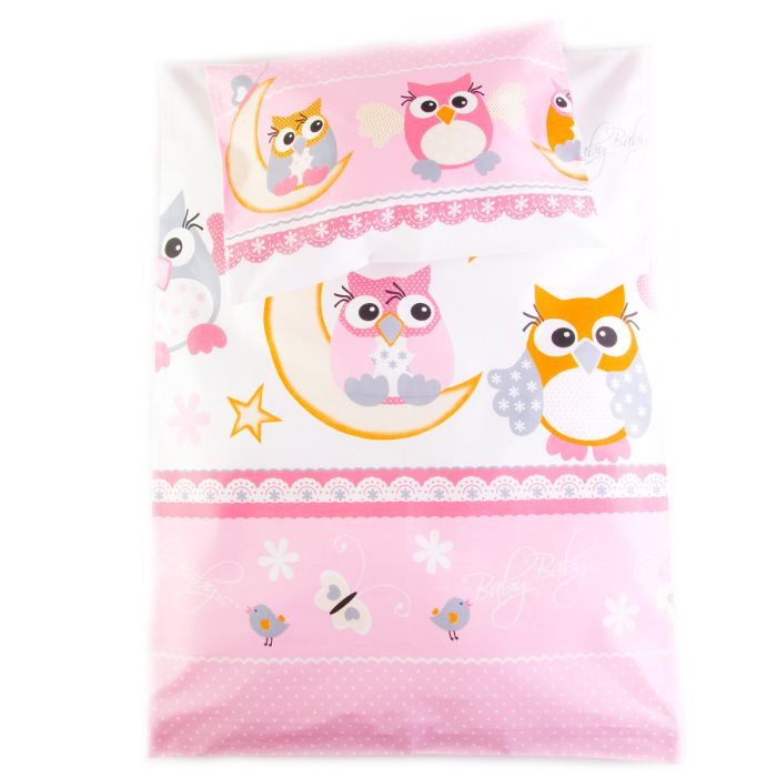 Patalynė kūdikio lopšiui 80x70cm "Saldūs sapnai" rožinės sp.