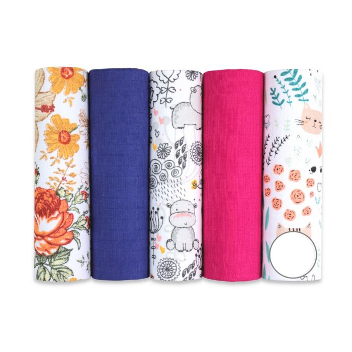 Vystyklai kūdikiui - 5 dalių komplektas "Bright"