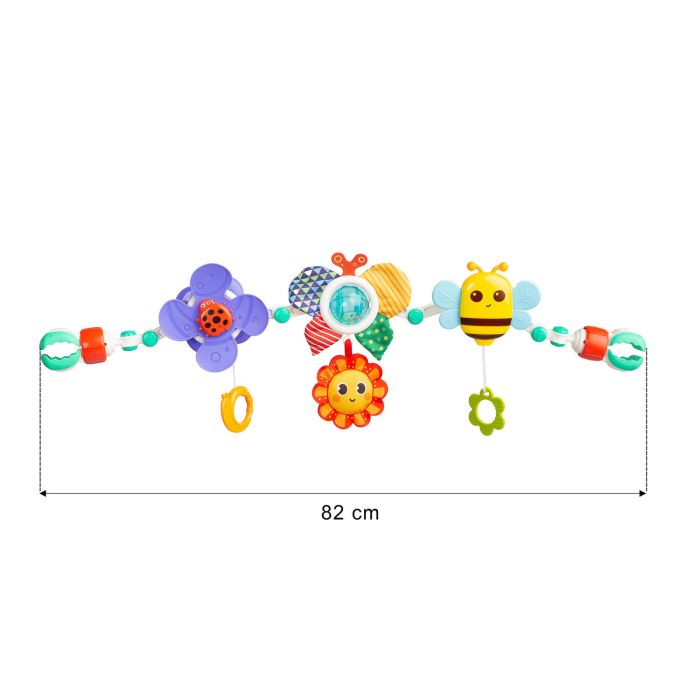 Žaislų lankas vežimėliui/kėdutei "FLOWER"