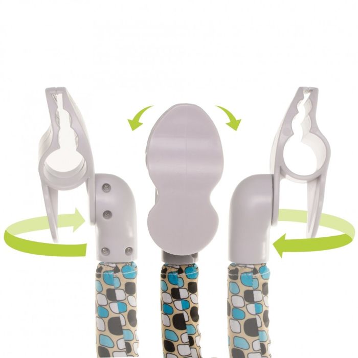 Žaislų lankas vežimėliui/kėdutei "Owl blue"