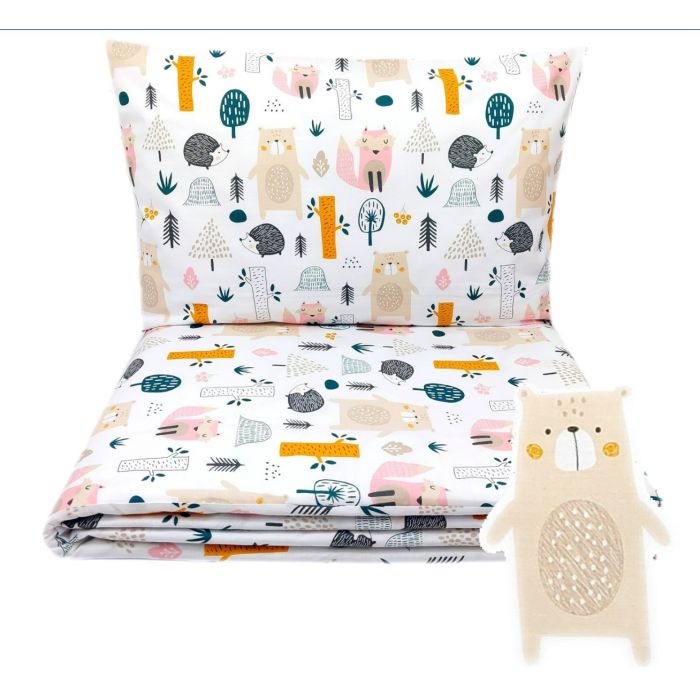 Patalynė kūdikiui 135x100 "Fox&Bear" 