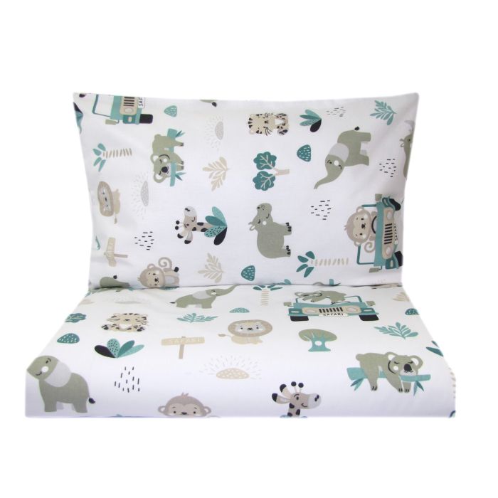 Patalynės komplektas kūdikiams 135x100 "Safari time"  