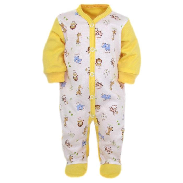 Šliaužtinukai kūdikiui "Zoo" geltoni