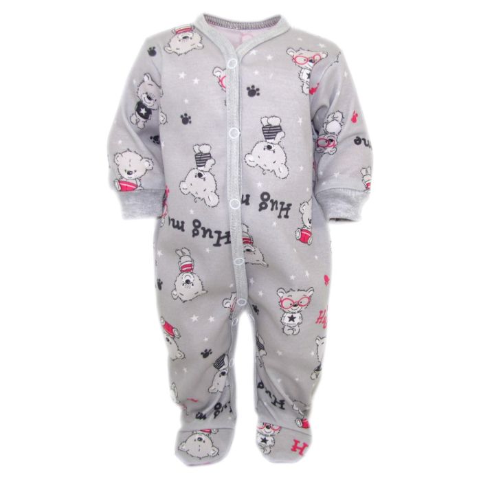 Šliaužtinukai kūdikiui "Hug me" pilki