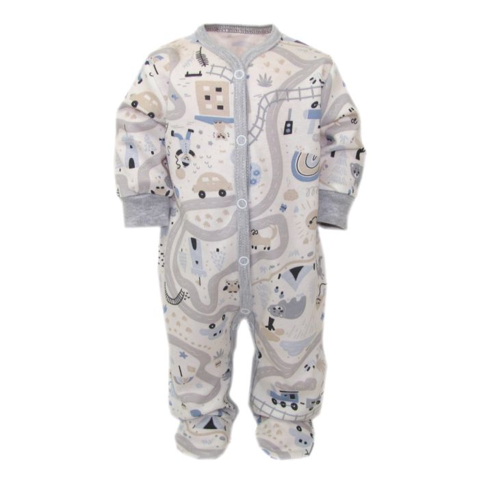 Šliaužtinukai kūdikiui "Sunny days" pilki