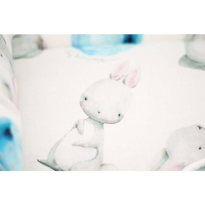 Pledas vokelis automobilinei kėdutei "Little bunny" 90x90 cm