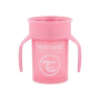 Twistshake buteliukas 360 nuo 6mėn rožinis 78928