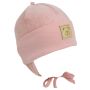 Kepurytė kūdikiui "Velour" - Powder pink