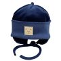 Kepurytė kūdikiui "Velour" - Navy