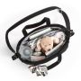 Krepšys - mamos rankinė kūdikio daiktams "Carmen black" 
