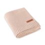 Megztas pledukas kūdikiui "Elva" 100x80 dusty pink