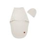 Vystyklas kokonas kūdikiui LEO beige interlock soft 