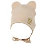 Kepurytė kūdikiui "Love" - Beige