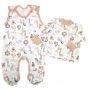 Drabužėliai kūdikiui "Jungle beige" 2 dalių 