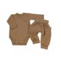 Drabužėliai kūdikiui "Blank baggi coffee" 2 dalių