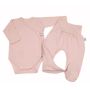 Drabužėliai kūdikiui "Blank pale pink" 2 dalių
