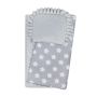 Pledukas kūdikiui "Stars" su pagalve, pilkas 