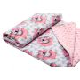 Pledas kūdikiui "Dolce Vita" 100x75cm  rožinės spalvos