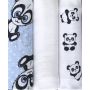 Vystyklai kūdikiui - 3 dalių komplektas "Panda BOY" 