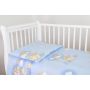 Patalynė kūdikio lovytei 135x100 "Debesėliai" mėlyna