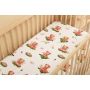 Paklode kūdikiui su guma 60x120 "Blossoms"- medvilninė