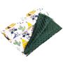 Pledas kūdikiui "Indiana" 100x75cm  žalias