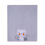 Pledukas kūdikiui "Kitty" 80x90 pilkas
