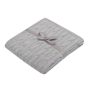 Pledas kūdikiui "Natural" 80x90 pilkos spalvos
