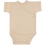 Smėlinukas kūdikiui su trumpomis rankovėmis "ONE" beige