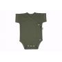 Smėlinukas kūdikiui su trumpomis rankovėmis "ONE" khaki