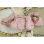Kūdikio kraitelis - drabužėliai naujagimiui "Blank pale rose" 5 dalių