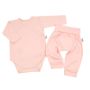 Drabužėliai kūdikiui "Blank baggi candy pink" 2 dalių